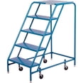 thumbnail image 1 of Kleton Rolling Step Ladder, 5-Steps, 22-Inch Width, 46-Inch Top Step Height, 300-lbs Capacity, 1 of 1