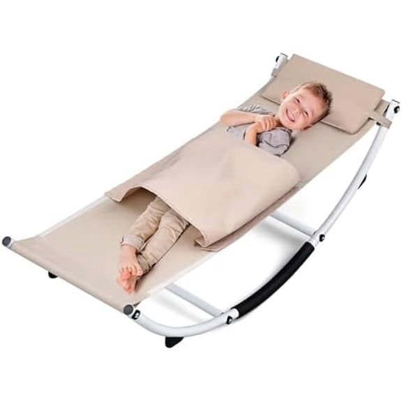 Kids Sensory Rocking Chair Sensory Rocker with Pillow and Blanket Outdoor Indoor Lounge Recliner Chair Gifts for Toddlers Baby Children ADHD Autism$$Home Decor, Kitchen, & Other