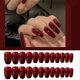 thumbnail image 1 of 24 piezas de uñas postizas margaritas con pegamento extraíble impermeable Para uñas Gao Jiahui unisex, 1 of 2