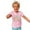 Pink - B, variant on Odeerbi Kids T-Shirts Toddler Boys Girls Cotton T-Shirt Baby Solid Color Print Comfortable Short Sleeve Top Pink - B