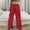 Red, variant on Womens Travel Pants Elastic High Waist Cargo Jogger Pants Polyester-Cotton Blend Multiple Pockets Soft Breathable Casual Wear L Pants For Women