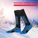 thumbnail image 5 of Kuymtek 2 Uds Calcetines Esquí Gruesos Cálidos Invierno Medias para Exteriores (hombres Azul Negro), 5 of 8