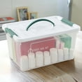 thumbnail image 6 of Easymanie 14 Quart Plastic Storage Box with Lid, Clear Latch Bin with Handle, 8-Pack, 6 of 6