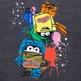 thumbnail image 3 of CafePress - Play Doh Cans Splatter Long Sleeve T Shirt - Womens Hooded Shirt, 3 of 3
