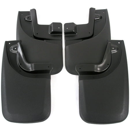 Toyota Tacoma Mud Flaps - Premium Heavy Duty Molded 2005-2015 Compatible with Toyota Tacoma Mud Flaps Guards Splash Front & Rear 4pc Set (with OEM Fender Flares)
