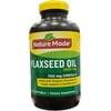 Organic Flaxseed Oil 1,400 mg - Omega-3-6-9 for Heart Health - 300 Count (Pack of 1)