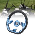 thumbnail image 1 of 12.5 Inch  Cart Steering Wheel Universal 6 Holes Steering Wheel Universal 6 Holes SReplacement for EZGO TXT & RXV, Replacement for  DS G1 to G29  Carts, 1 of 8