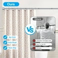 thumbnail image 4 of Tringle de Rideau de Douche - Tringle de Rideau de Douche à Ressort à Tension Réglable en Acier Inoxydable de Qualité Supérieure - Antidérapante Sans Perçage Sans Rouille pour Salle de Bain, 4 of 7