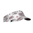 thumbnail image 2 of Xecao Cartoon Poodle Dog for Adult Sun Cap offers versatile sun protection with adjustable Velcro for a secure fit., 2 of 8