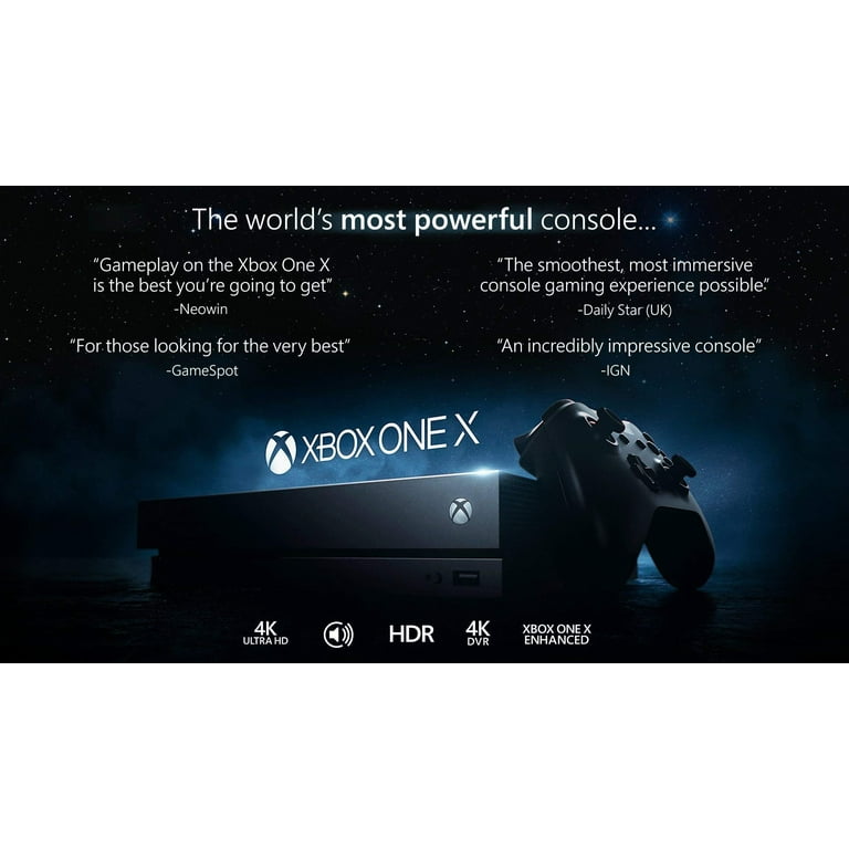 Microsoft xbox one x 1tb on sale 4k ultra hd gaming console