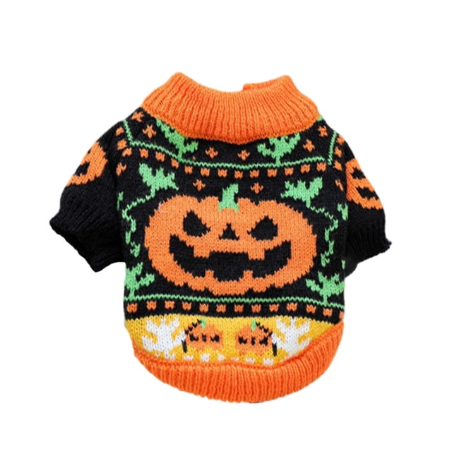 TIELUTT Halloween Pet Sweater For Dogs and Cats Warm Acrylic Knit Pet Clothes Hangers Metal Pet Clothes Rack Pet Clothes Hangers for Small Dogs Pet Clothes Hangers and Rack Pet Clothes for Medium Dog