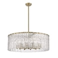 thumbnail image 3 of 1943P32-MGLD-Z-Lite-Glacier - 12 Light Pendant In Contemporary Style-12 Inches Tall and 32.5 Inches Wide-Modern Gold Finish, 3 of 7