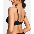 thumbnail image 2 of Women's Natrelax Triangle Bralette No Underwire Plunge Unlined Ribbed Soft Wireless Bra V Neck Sexy Everyday, 2 of 7