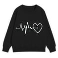 thumbnail image 4 of YunPes Kids Sweatshirt Round Neck Long Sleeve Sweatshirt Letter Print Inspirational Winter Clothes Teen Girl Hoodies and Sweatshirts, 4 of 7