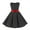 Black + Red, variant on Kids Girls 50s Vintage Polka Dot Casual Dress Swing Rockabilly Prom Party Dresses Audrey Wedding Formal Cocktail Evening Gown 11-12 Years Royal Blue