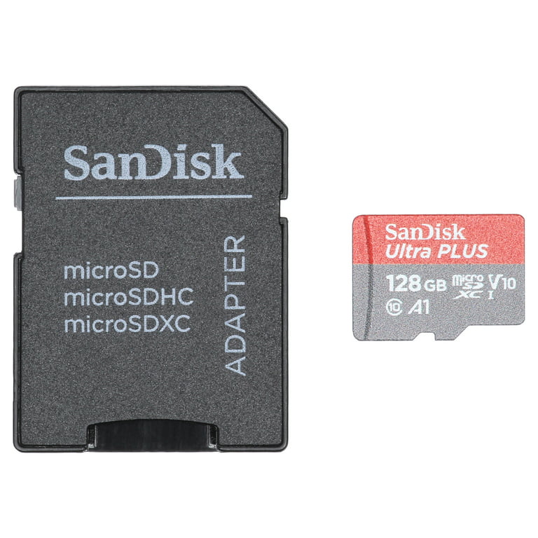 SanDisk Ultra PLUS 32GB microSDHC Class 10/ V10 Flash Memory Card w/  Adapter - Micro Center