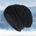 thumbnail image 2 of Hat for Women Mens Hats Winter Hat Warm Knit Hats Soft Thick Cute Knitted Cap for Cold Weather, 2 of 3