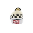 thumbnail image 3 of Vans Classic Slip On Girls Shoes Size 12, Color: Checkerboard/Black/White, 3 of 5