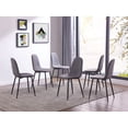 thumbnail image 1 of IDS Eames Style Fabric Dining Side Chairs with Metal Legs and Padded Seat & Back, 1 of 4