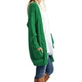 thumbnail image 3 of VERABENDI Women's Sweaters Long Sleeve Front Open Thick Chunky Cable Knit Loose Pocket Cardigan (S-XL), 3 of 9