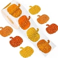 thumbnail image 6 of WeeWhimsy 500Pcs Fall Thanksgiving Pumpkin Stickers Roll Assorted Orange Pumpkin Seal Stickers Decals for Envelope Scrapbook Party Supplies, 6 of 6