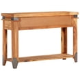 thumbnail image 2 of vidaXL Console Table 110x34x74 cm Solid Wood Acacia, 2 of 5