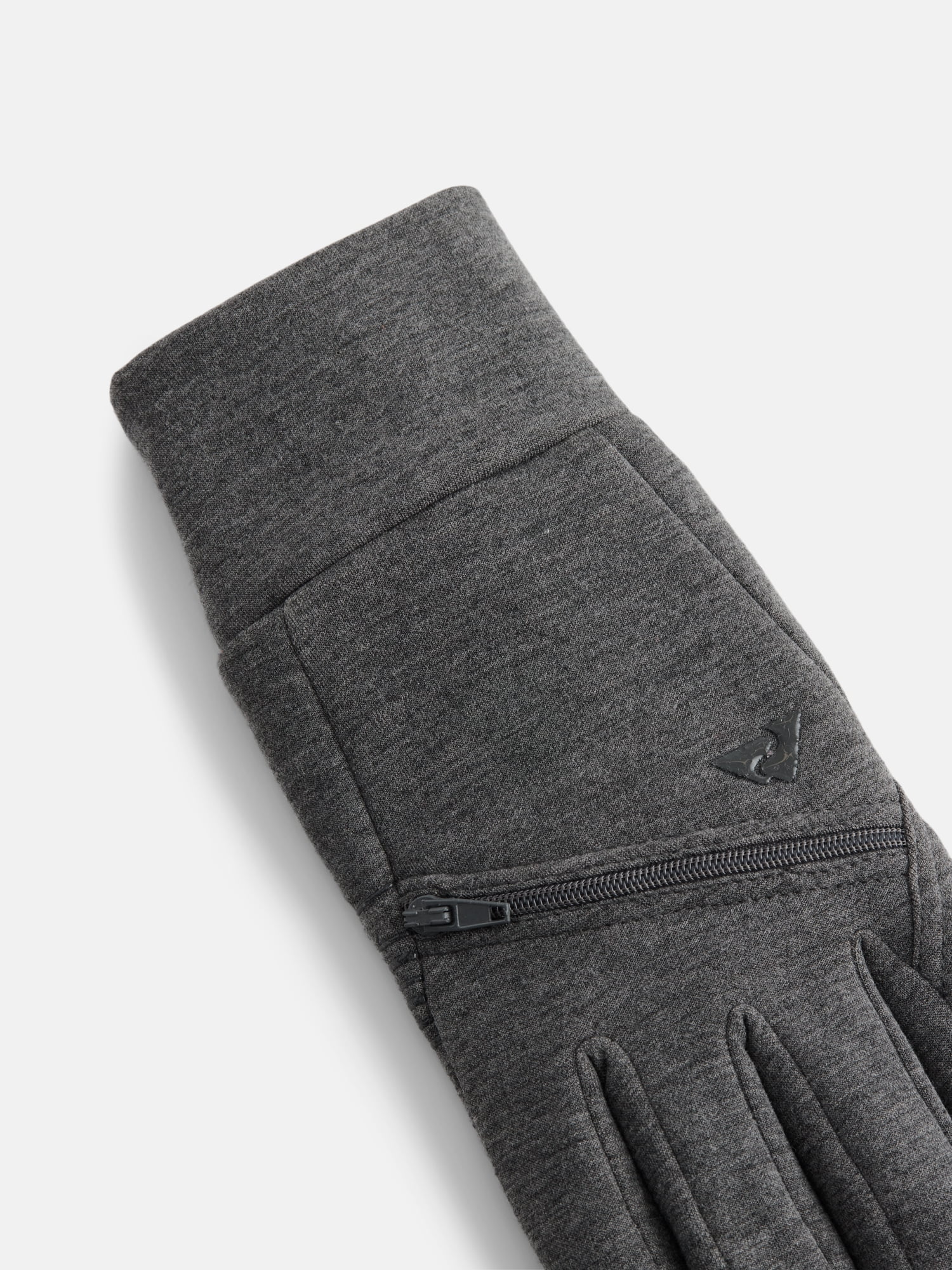 Ozark Trail Women's Active Stretch Fleece Gloves with Pocket, Charcoal