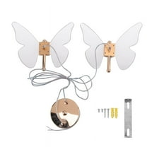 Butterfly LED Pendant Lights Nordic Golden Bedside Chandelier Lighting for Living Room Bedroom Bedside La