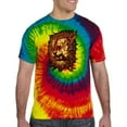 thumbnail image 2 of Wild Bobby, Fire Lion Face, Animal Lover, Tie-Dye Tees, Reactive Rainbow, X-Large, 2 of 3