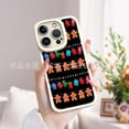 thumbnail image 1 of Proteja su iPhone con estilo con nuestra moderna funda de goma TPU a prueba de golpes, diseñada con un patrón de dibujos animados, 1 of 4