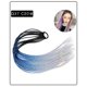 thumbnail image 1 of Coleta trenzada de Color degradado para mujer, banda elástica para el cabello, banda de goma, accesorios para el cabello, diadema para peluca, 60cm, Color de cabello Gr, 1 of 4