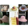 thumbnail image 4 of 600 Meter 500g Summer Raffia Yarn Crochet Natural Straw Threads Handcrafts For DIY Knitting Hat Handbag Basket Rattan Material, 4 of 7