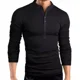 thumbnail image 1 of Playera Cuello Mao Moda Slim Fit Casual Manga Larga Xsh, 1 of 8