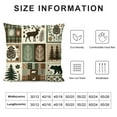 thumbnail image 5 of Throw Pillow Cover , Animal Pillow Cover, Patchwork Pinecones Decor Cushion Cover for Boys Men Adults,Westurn Decorative Pillow Cover, 5 of 5