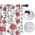 thumbnail image 4 of Blackout Kids Curtains,Pioneer Flower Floral Print Pattern Childrens Insulated Curtains Set Of 2,Bedroom Essentials,Toddler Room Decor 42"x54", 4 of 5
