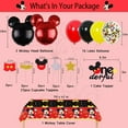 thumbnail image 5 of Cartoon Mouse 1st Birthday Party Decorations,Party Supplies Included Banner,Tablecloth,Latex Balloons,Foil Balloons,Cake Topper,Door Sign, 5 of 5