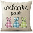 thumbnail image 2 of Sunmdecor Easter Pillow Covers 20x20 Set of 4,Easter Throw Pillow Covers,Easter Outdoor Bunny Pillow Covers\u2026, 2 of 5