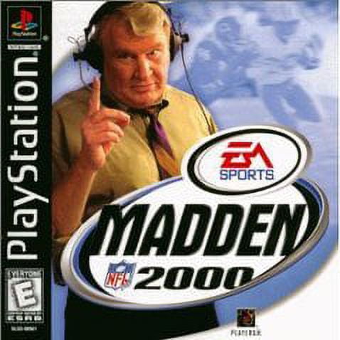 Pre-Owned Madden NFL 2000 - Playstation PS1 (Refurbished: Good) (Game with Case and Artwork)