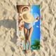 thumbnail image 5 of Equipo de natación, accesorios de natación, toalla de playa de gran tamaño a rayas, toalla de piscina ligera, toalla de viaje para adultos, hombres y mujeres, toalla de playa de fibra, 5 of 6
