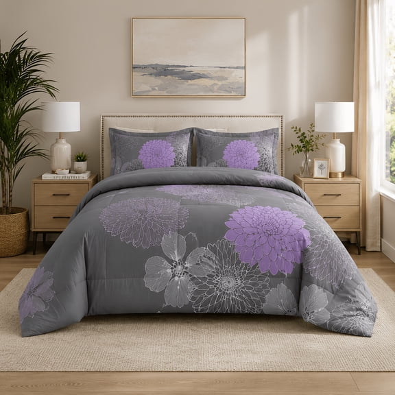 3pcs King Printed Quilt Set, Large Floral Quilt Set, All-season Printed Quilt, Multiple Sizes AndPatterns To Choose From