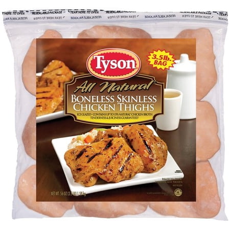 Tyson: If Boneless Skinless Chicken Thighs, 56 Oz - Walmart.com