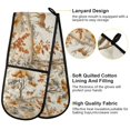 thumbnail image 2 of Yayeee Double Oven Mitt Kitchen Heat Resistant Baking 35" x7" Quilted Glove, Forest Pattern, 2 of 6