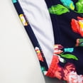 thumbnail image 2 of Women Plus Size Swimsuits One Piece Tummy Control Front Cross Bathing Suit Backless Monokini, 2 of 6