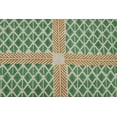 thumbnail image 6 of Casavani Handwoven Green Cotton Dhurrie Living Dining Room Carpets Geometric Area Rug9x12 feet, 6 of 6