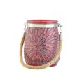 thumbnail image 1 of 4 x 4 x 5.5 in. Flower Candle Holder, Red, 1 of 1