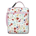 thumbnail image 5 of Wildflower Insulated Lunch Box Women Reusable Lunch Bag with Side Pocket Cooler Tote Bag Office Hiking, 5 of 6