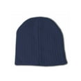 thumbnail image 1 of Plain Short Cable Beanie, Navy, 1 of 1
