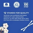 thumbnail image 2 of 30-Count Cotton Swabs, Blue Purse-Sized Pack, 2 of 8
