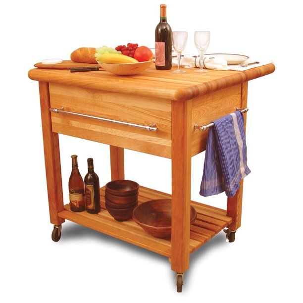 Grand Kitchen Island Workcenter 8 in. Drop Leaf