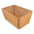 thumbnail image 1 of COMPUKAS Magazine Holder For Living Room Woven Design Light Brown 1Pcs, 1 of 6